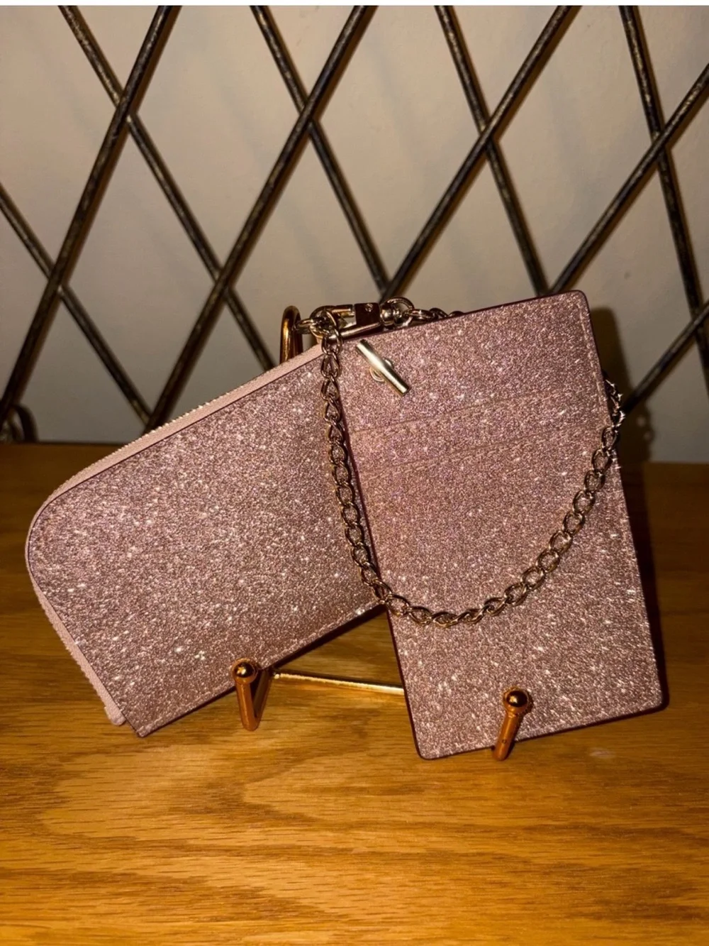 Kate Spade “Shimmy Glitter” 2pc. Cardholder Nwot